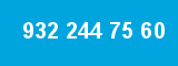 932 244 75 60 932 244 75 60
